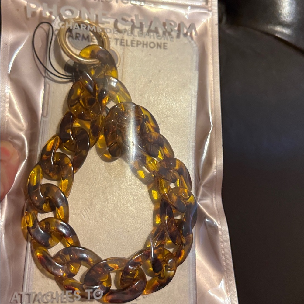 Tortoise Shell Phone Charm - Picture 4 of 4